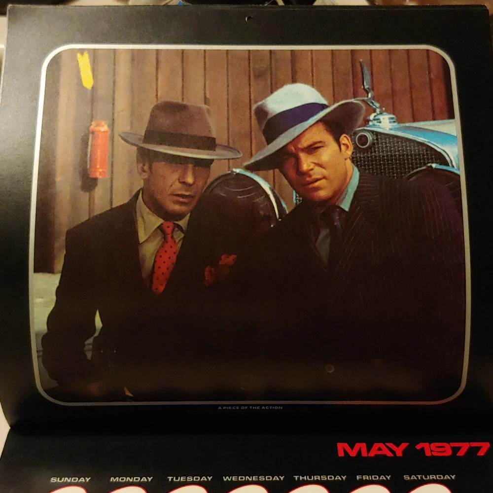 Vtg Star Trek 1977 Calendar(=2033)